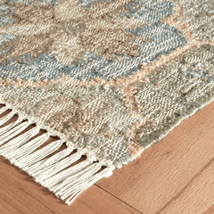 Pali Blue Woven Jute Rug - Sky - Our Boat House