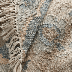 Pali Blue Woven Jute Rug - Sky - Our Boat House
