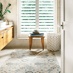 Pali Machine Washable Rug - Blue - Our Boat House