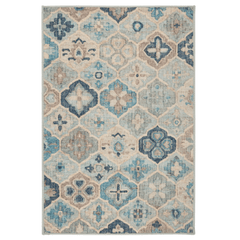 Pali Machine Washable Rug - Blue - Our Boat House