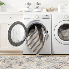 Pali Machine Washable Rug - Blue - Our Boat House