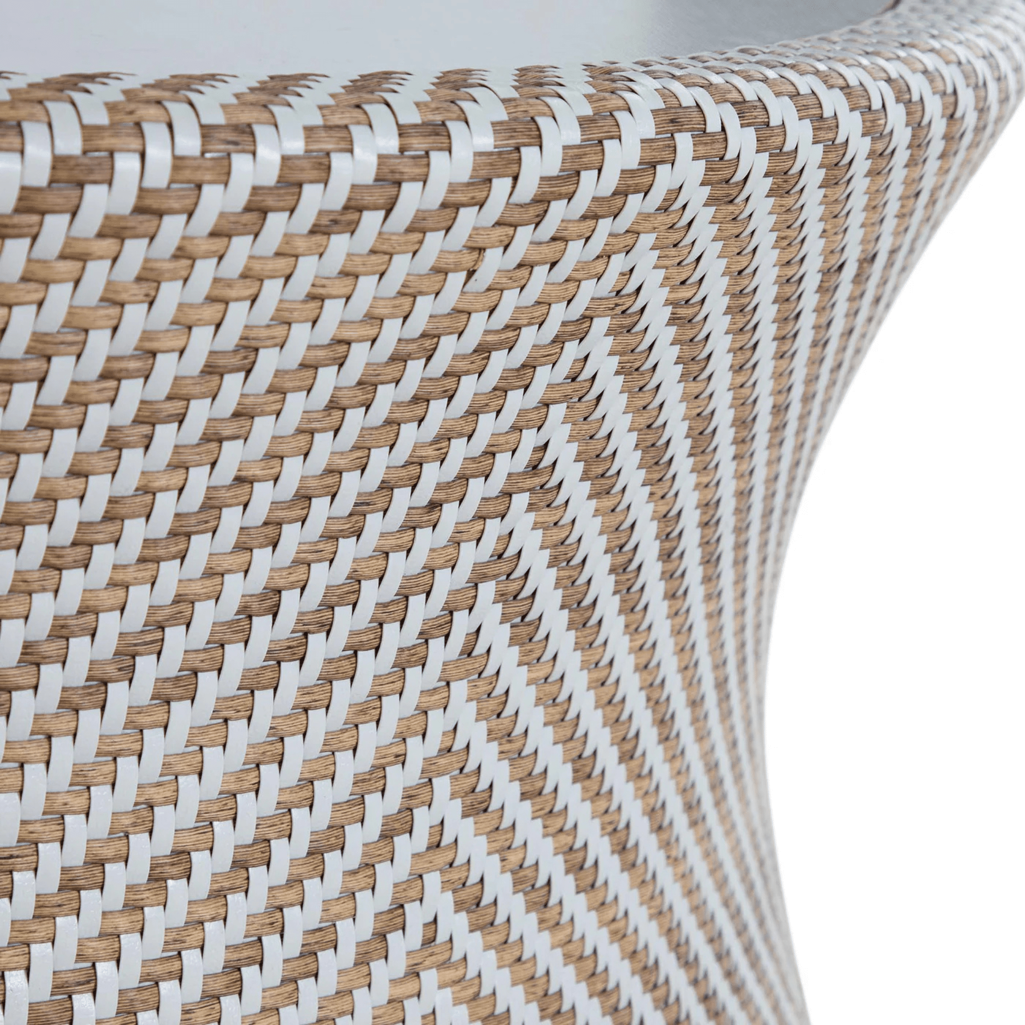 Palm Beach Outdoor Coffee Table - Natural & White - Our Boat House