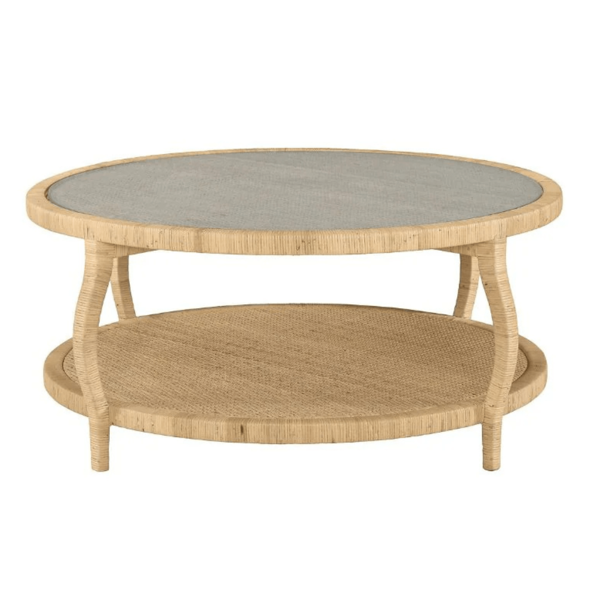 Palm Island Rattan Coffee Table - Our Boat House
