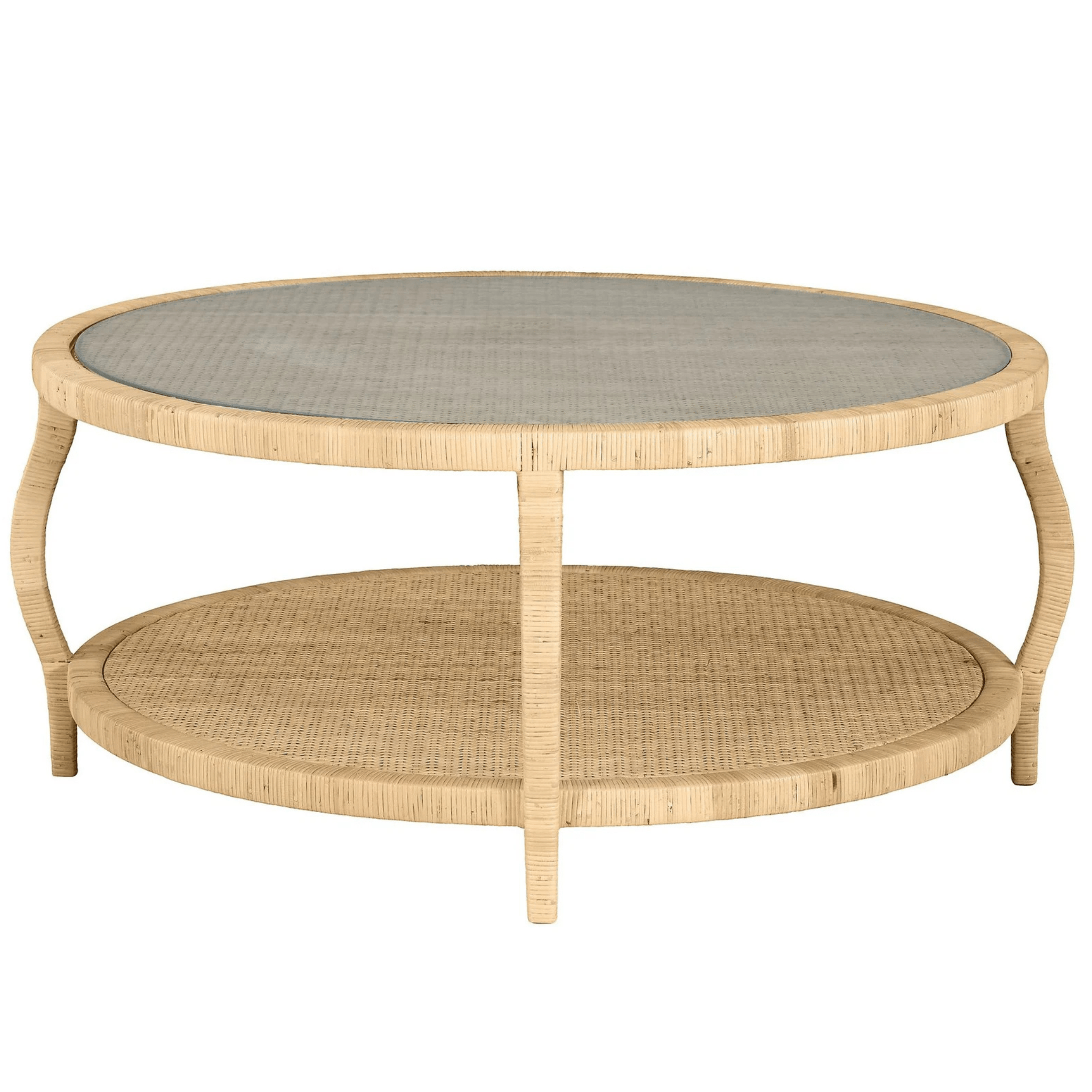 Palm Island Rattan Coffee Table - Our Boat House