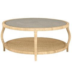 Palm Island Rattan Coffee Table - Our Boat House