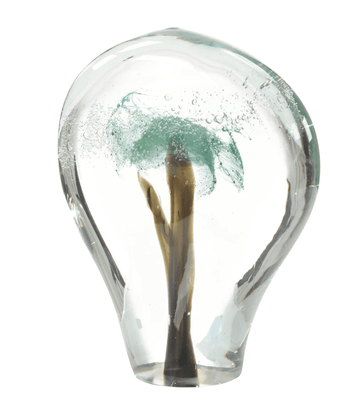 Palm Tree in Hand - Blown Glass - Our Boat House