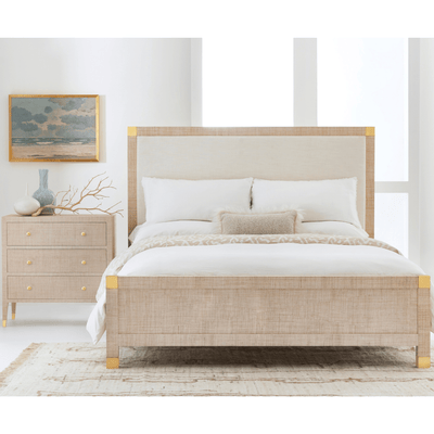 Palma Upholstered King Bed - Our Boat House