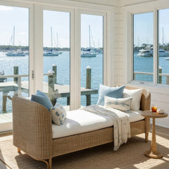 Paloma Beach Wicker Indoor DayBed - Our Boat House