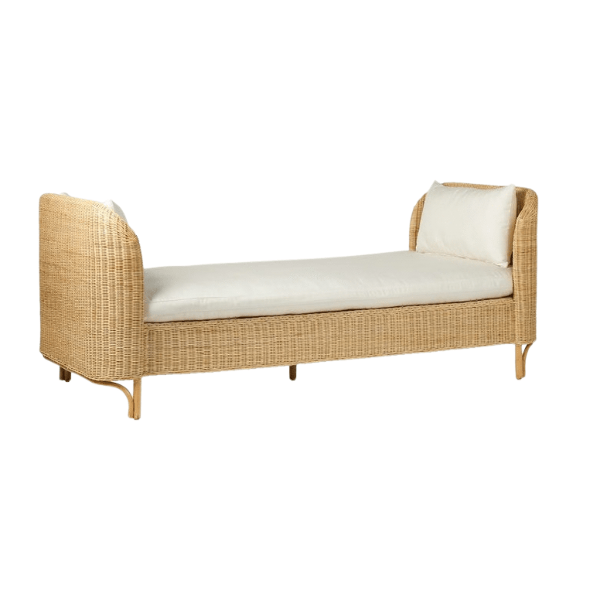 Paloma Beach Wicker Indoor DayBed - Our Boat House