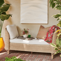 Paloma Beach Wicker Outdoor DayBed - coastal inspired home furnishing lifestyle