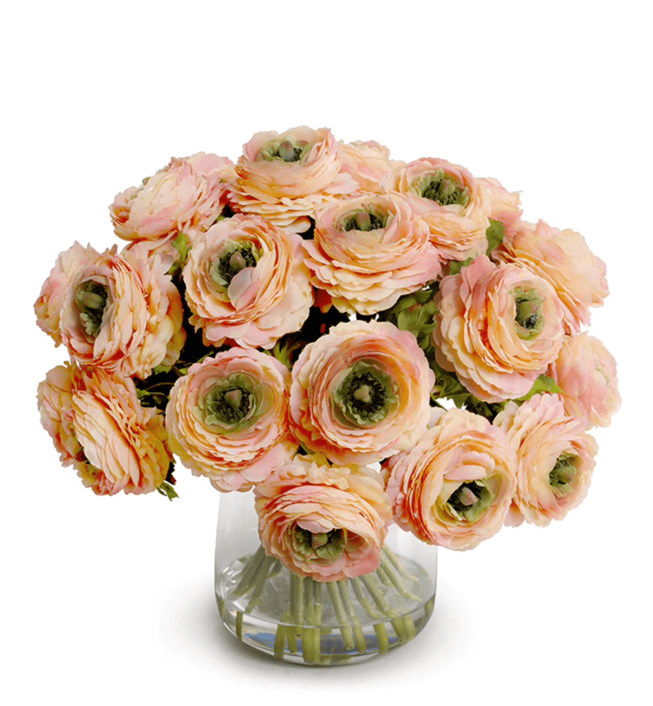 Peach Ranun Peach Ranunculus Arrangement – Our Boat House