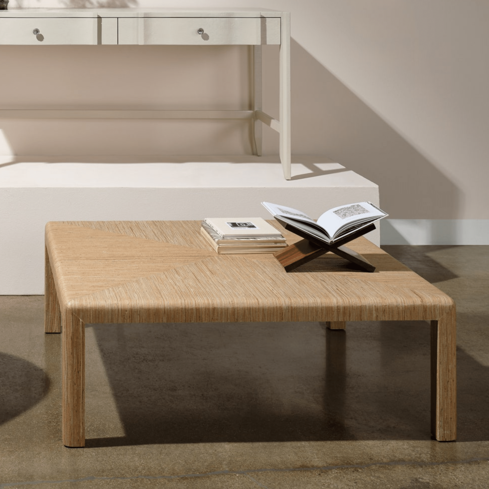 Pearson Natural Hemp Coffee Table - Two Sizes - Our Boat House