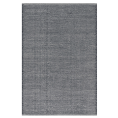 Pebble Handwoven Performance Rug - Blue - Our Boat House