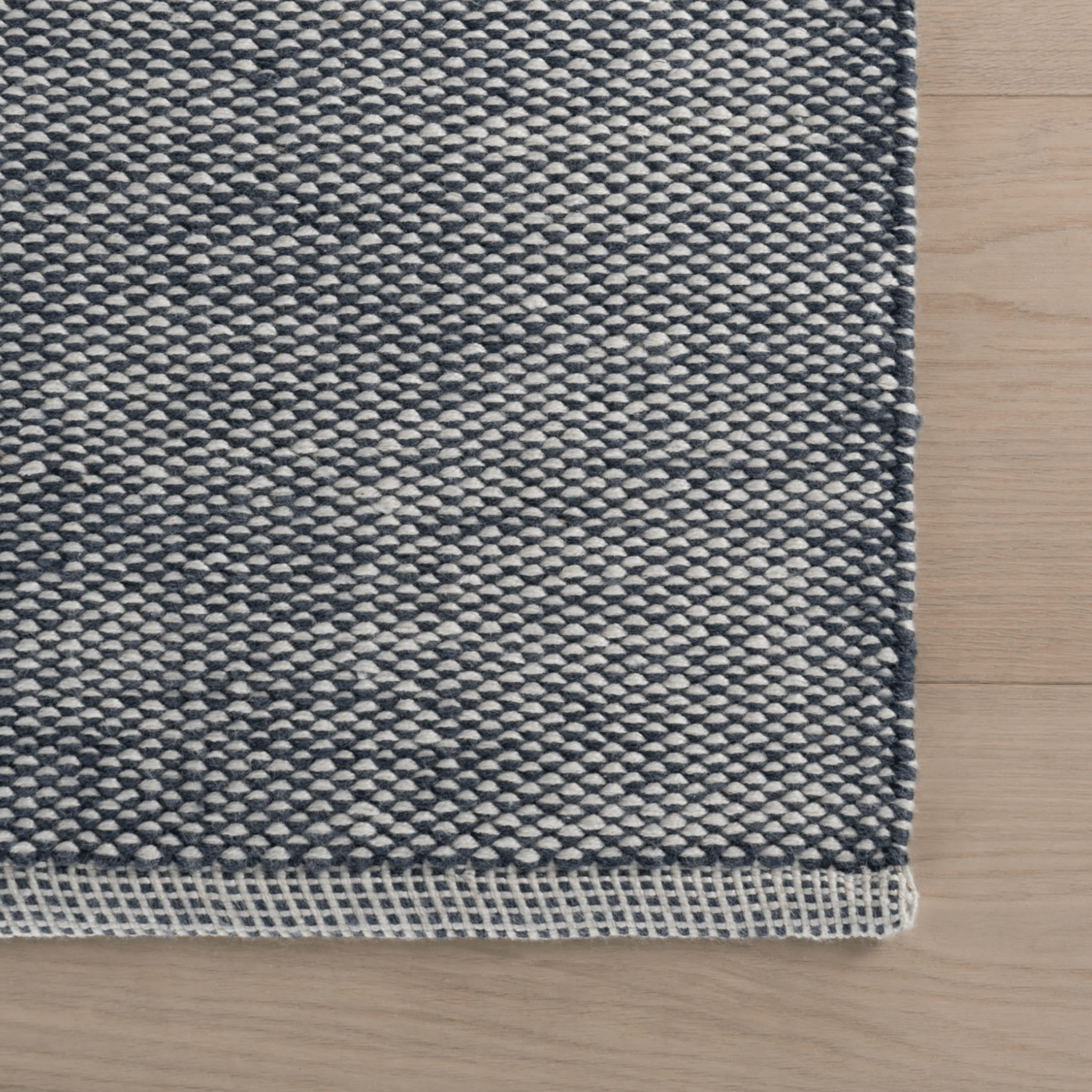 Pebble Handwoven Performance Rug - Blue - Our Boat House