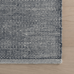 Pebble Handwoven Performance Rug - Blue - Our Boat House