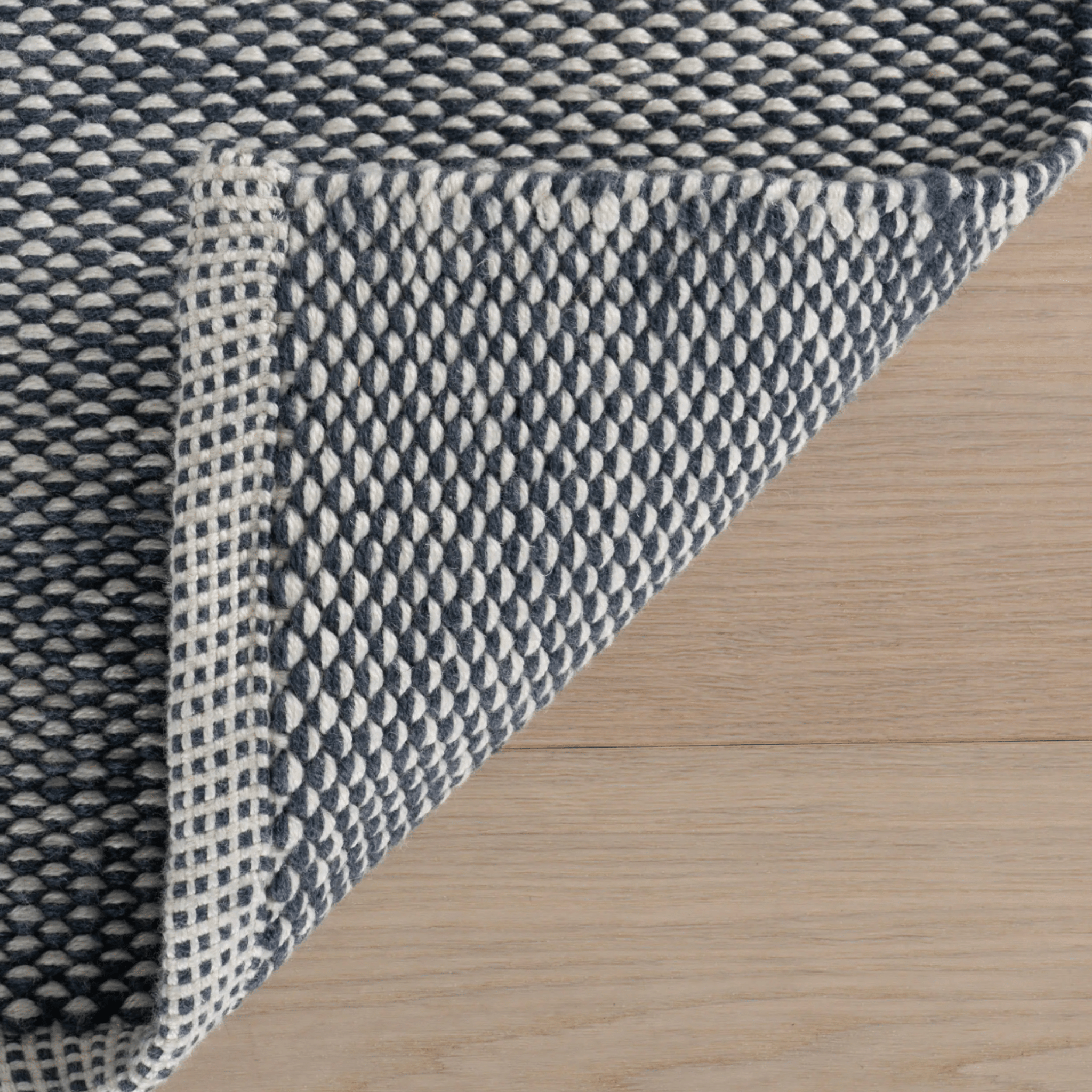 Pebble Handwoven Performance Rug - Blue - Our Boat House