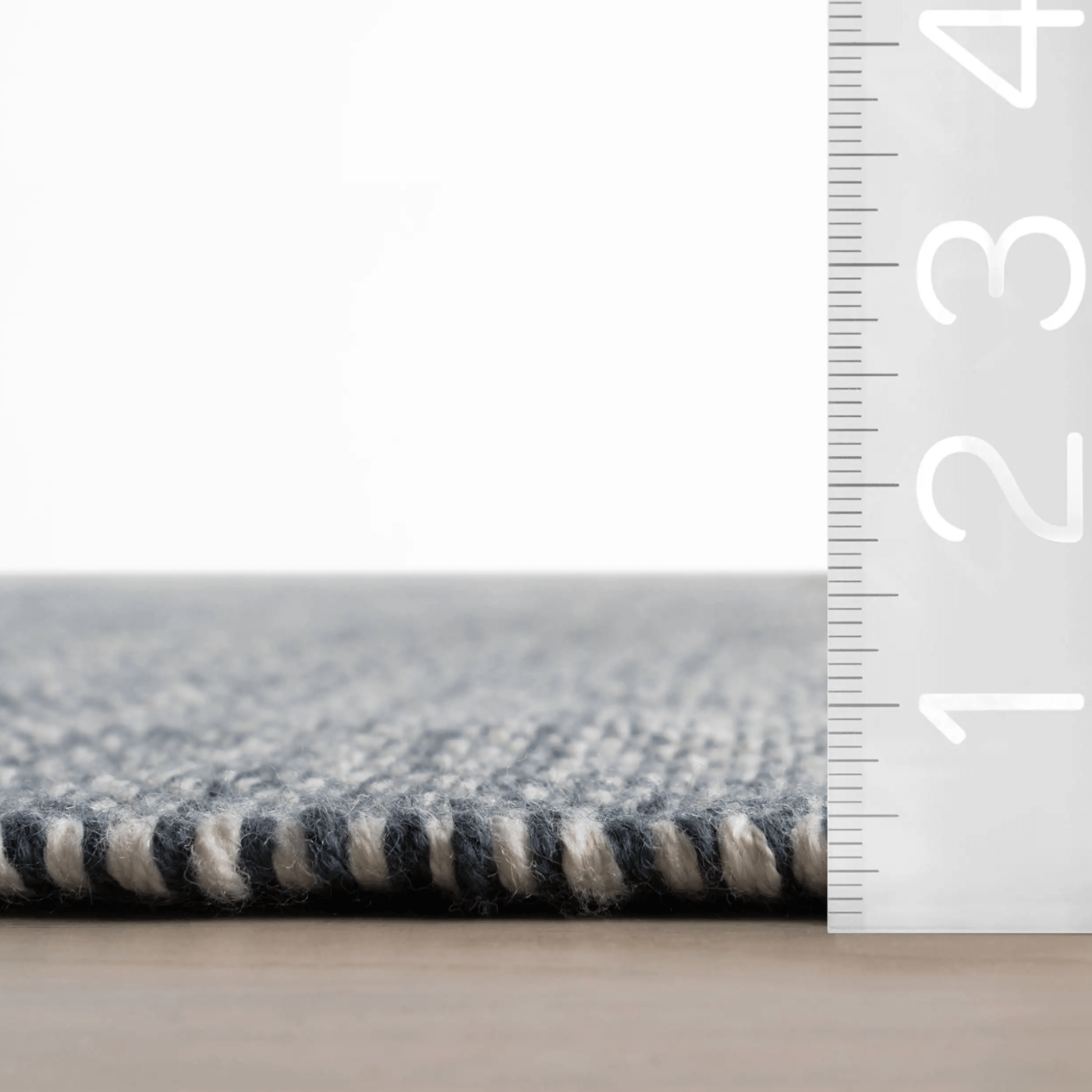 Pebble Handwoven Performance Rug - Blue - Our Boat House