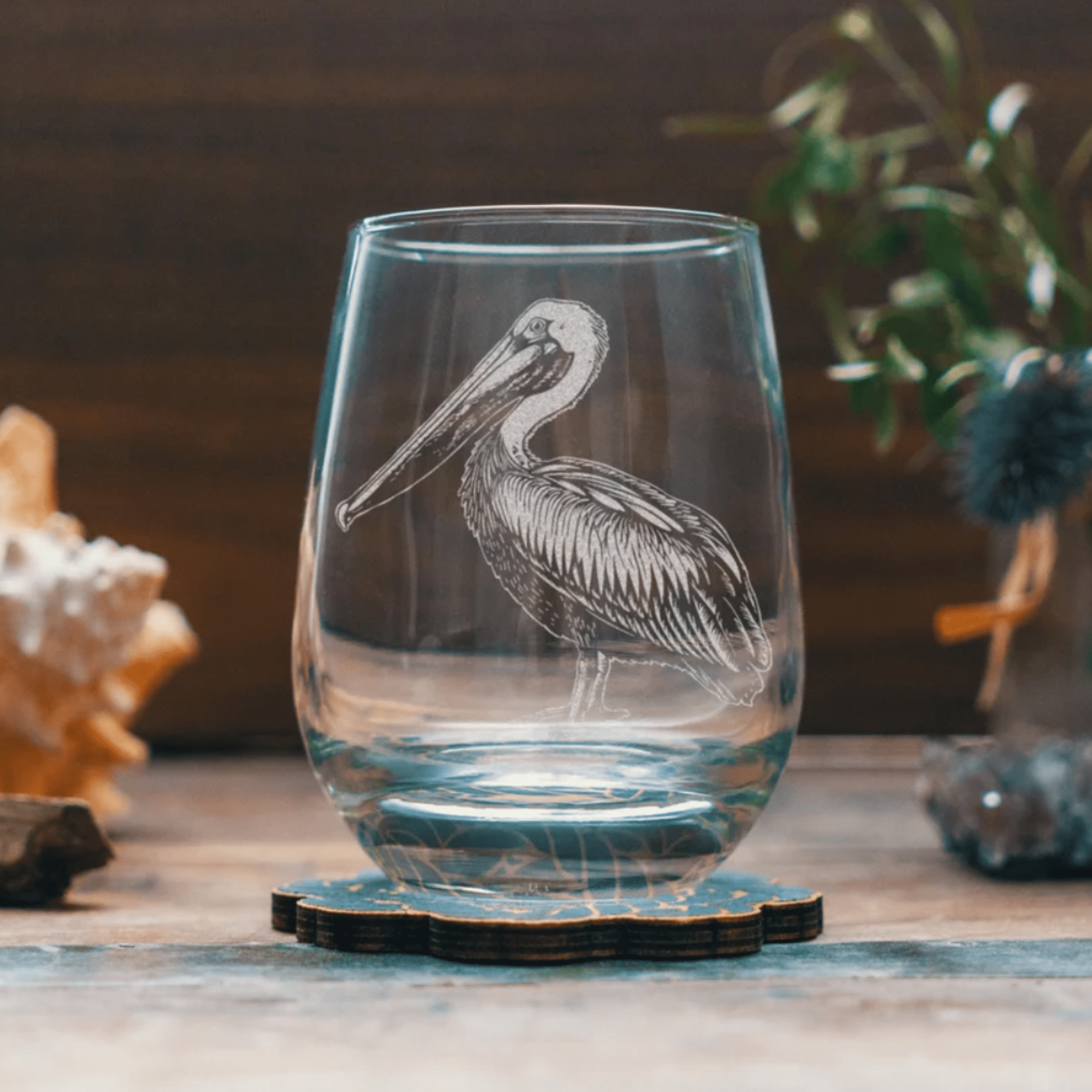 Pelican Glassware Set of Six - Four Styles - Our Boat House