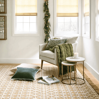 Pembrook Handwoven Wool Rug - Ochre - Our Boat House