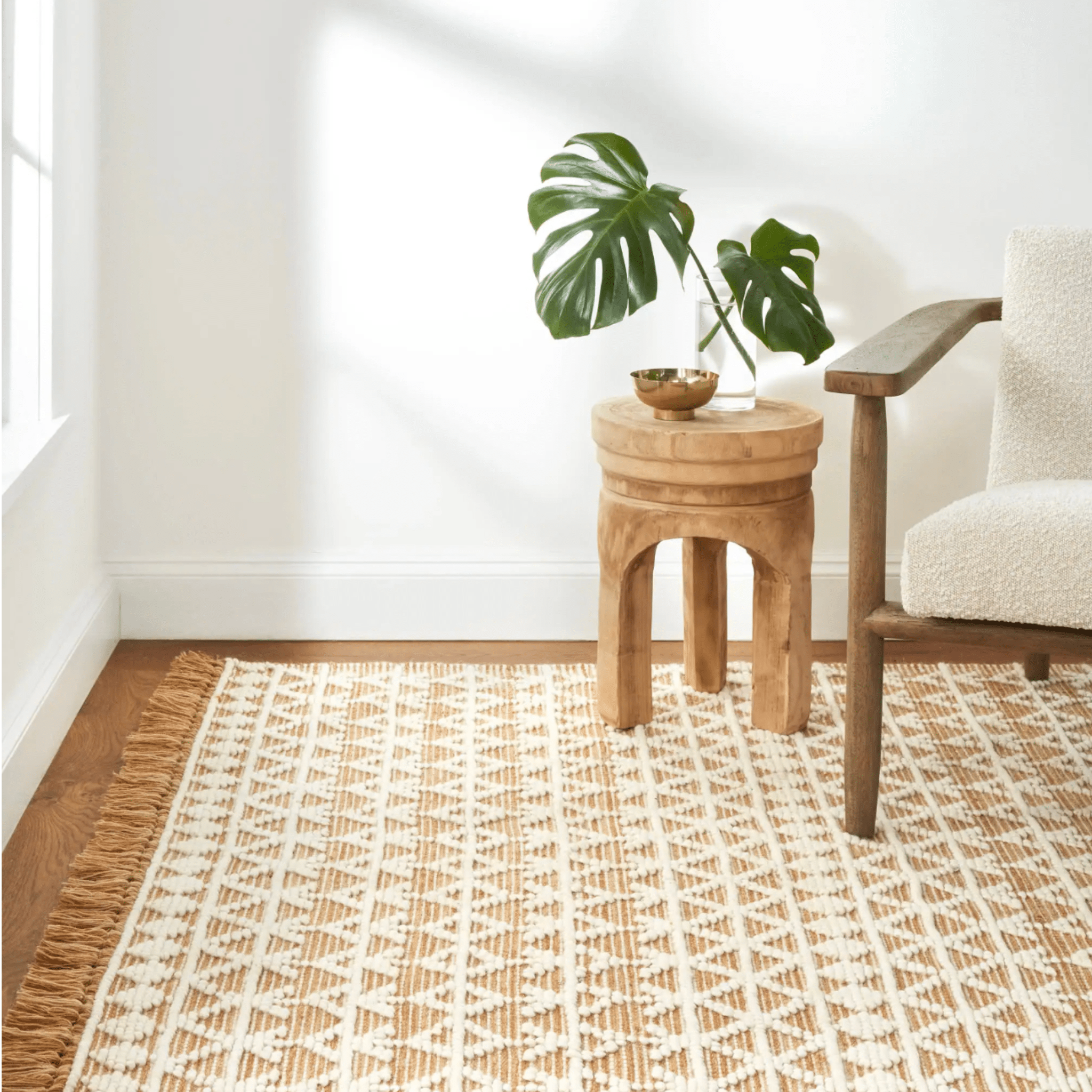 Pembrook Handwoven Wool Rug - Ochre - Our Boat House