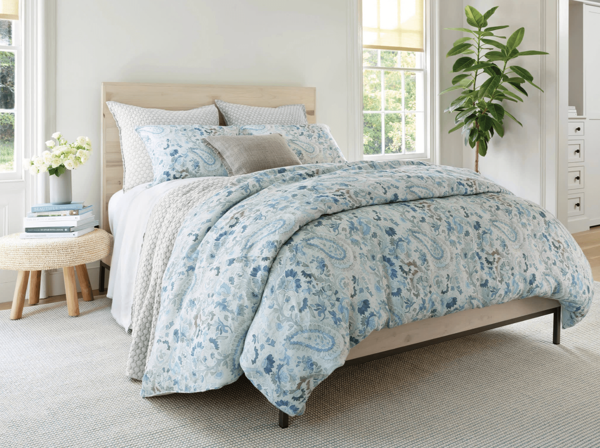 Pixel Sky - Sisal/Wool Woven Rug - Our Boat House