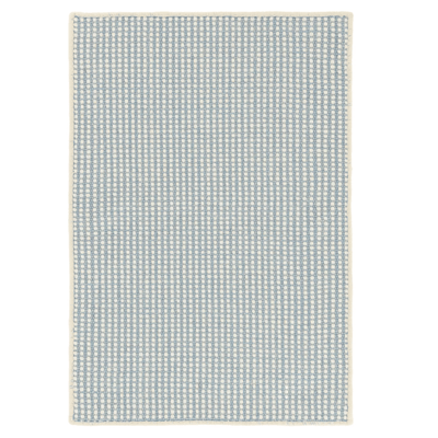 Pixel Woven Sisal/Wool Rug - Sky Blue - Our Boat House