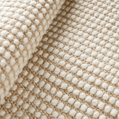Pixel Woven Sisal/Wool Rug - Wheat - Our Boat House