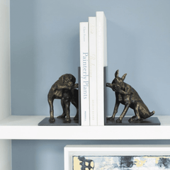 Playful Pair Dog Book Ends - Our Boat House