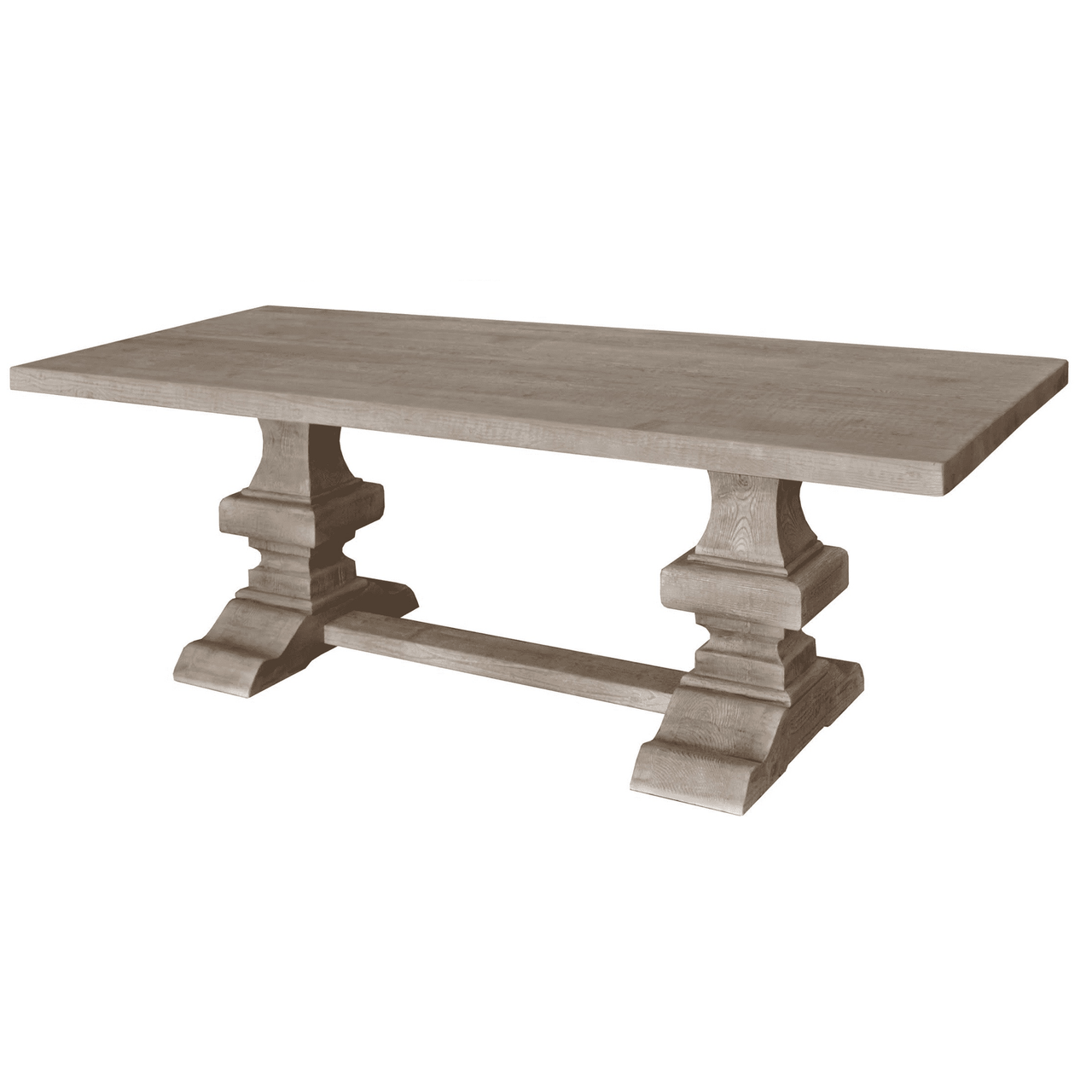 Point Harbor Grey Wash Dining Table - Large - Our Boat House