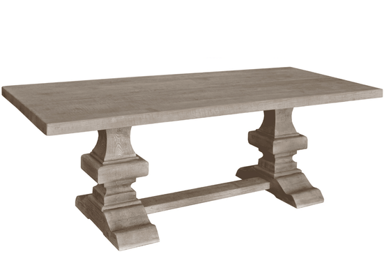 Point Harbor Grey Wash Dining Table - Large - Our Boat House
