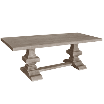Point Harbor Grey Wash Dining Table - Standard - Our Boat House