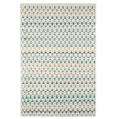Poppy Handwoven Wool Rug - Blue - Our Boat House