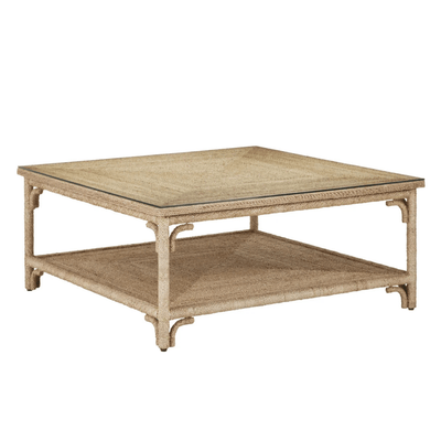 Portofino Abaca Rope Cocktail Table - Our Boat House