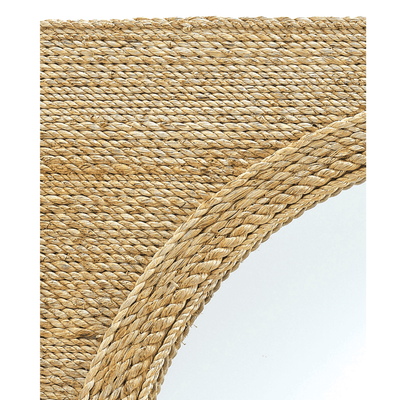 Portofino Abaca Rope Porthole - Style Mirror - Our Boat House