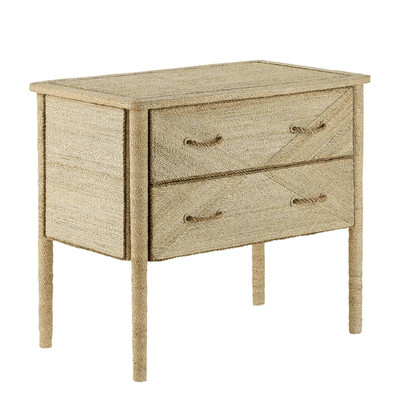 Portofino Abaca Rope Two - Drawer Chest - Our Boat House