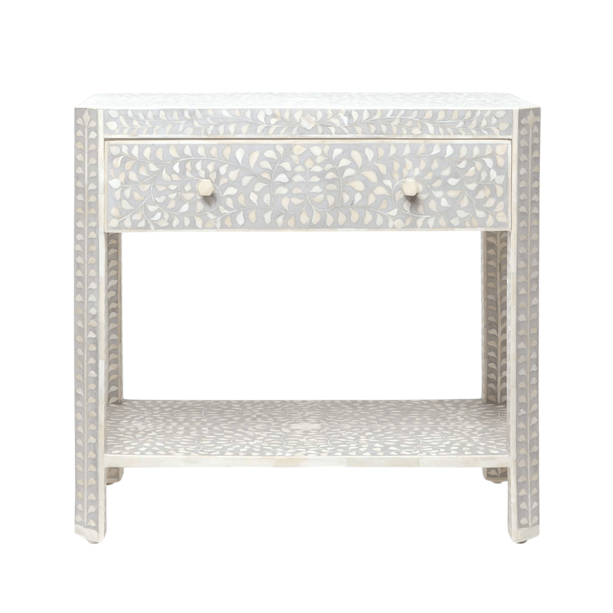 Prescott Inlay Bone Night Stands- Two Sizes - Our Boat House
