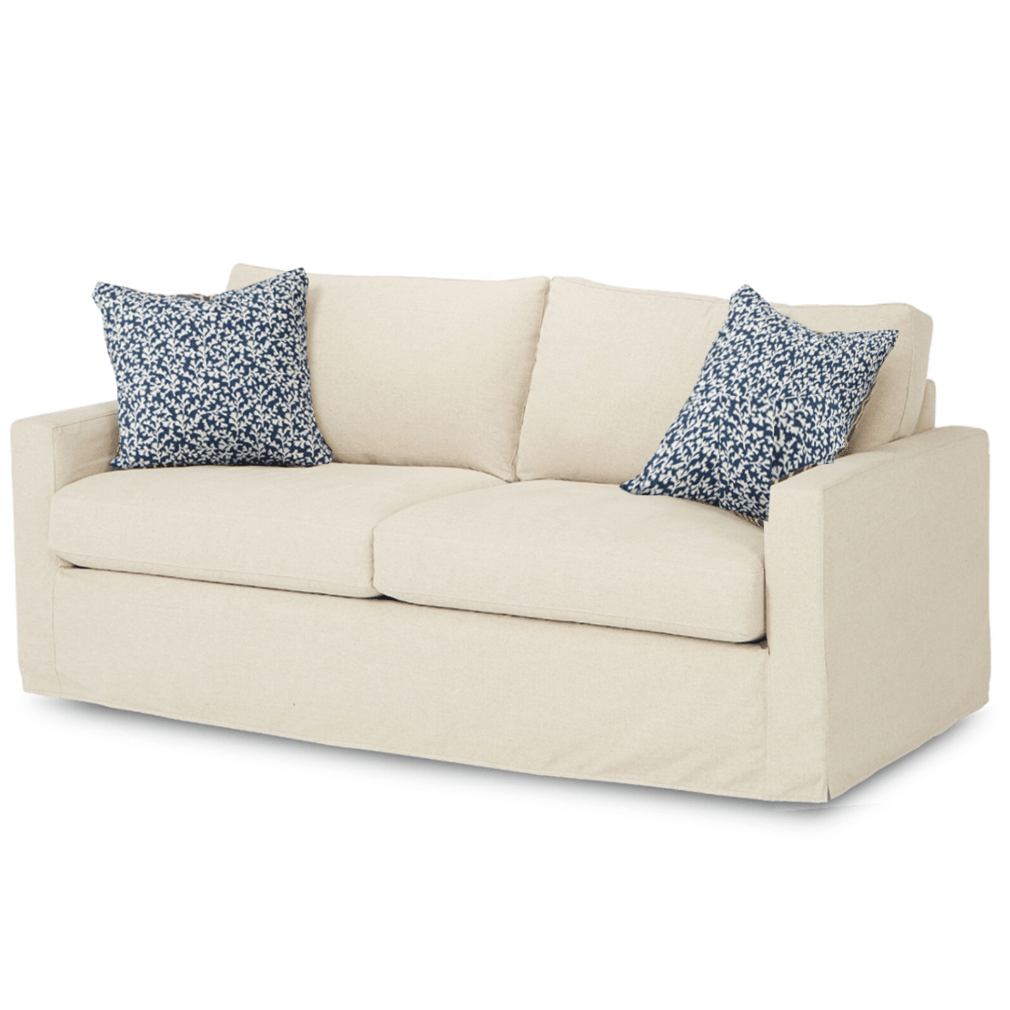 Quick Ship - Rehoboth Slipcovered X - Deep Grande Sofa - coastal inspired home furnishing
