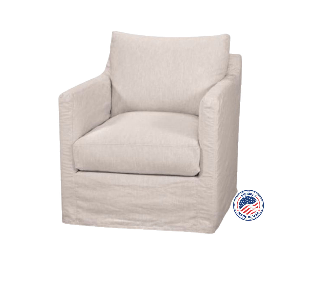 *QUICK SHIP* Westchester Slipcovered Swivel Glider - Our Boat House