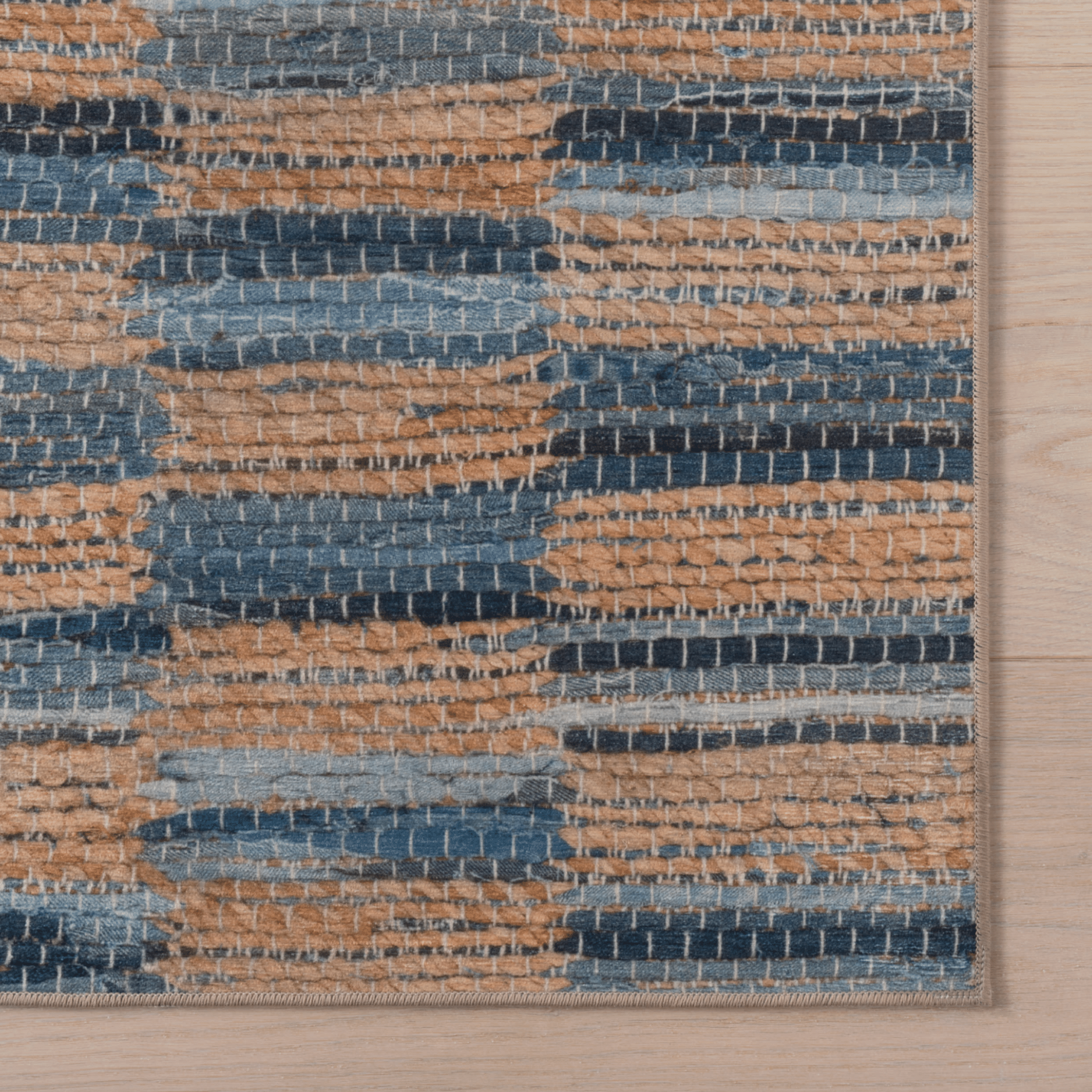 Ravel Stripe Machine Washable Rug - Our Boat House