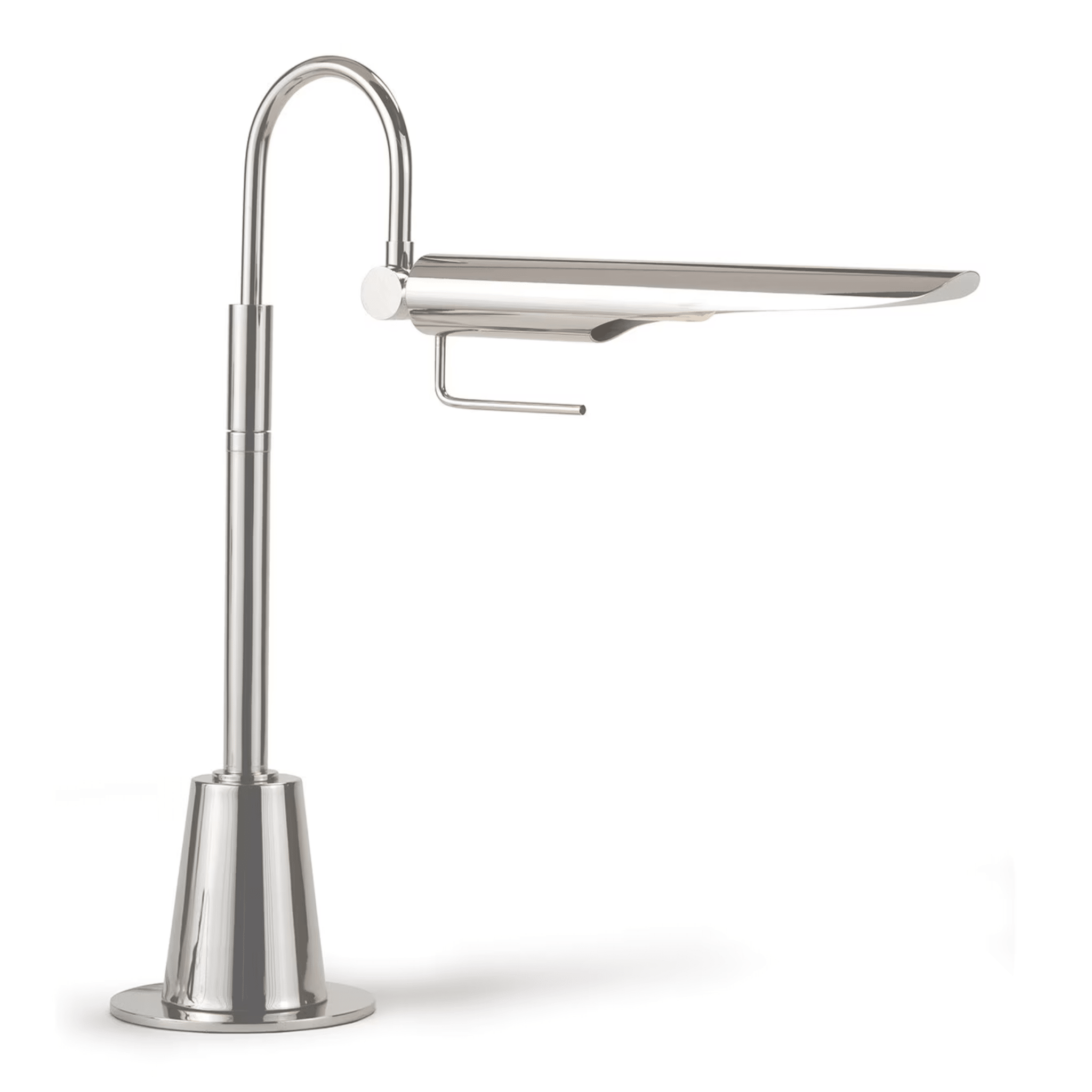Raven Task Lamp - Polished Nickel - Our Boat House