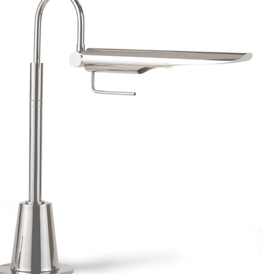 Raven Task Lamp - Polished Nickel - Our Boat House