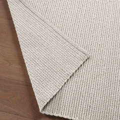 Raynor Indoor/Outdoor Rug - Egret & White - Our Boat House