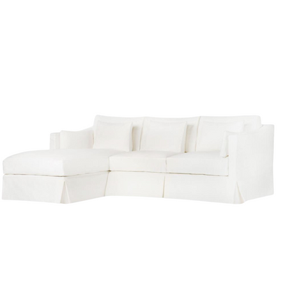 Maui Deluxe Two-Piece Slipcovered LAF Sectional