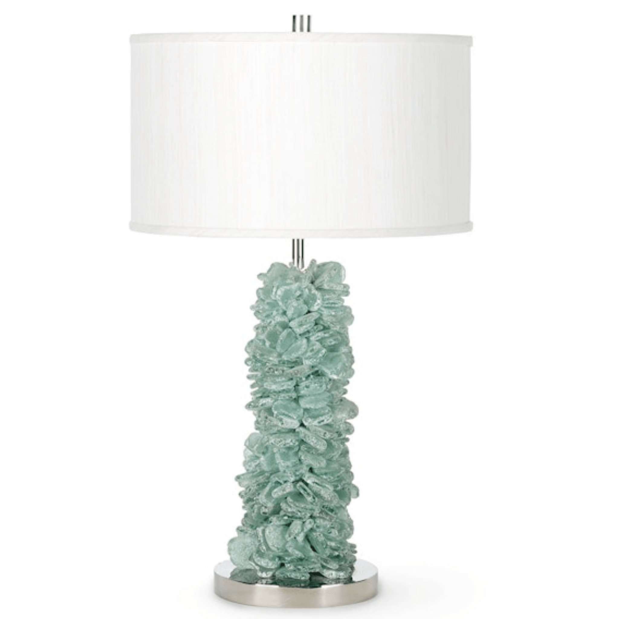 Recycled Seaglass Table Lamp - Our Boat House