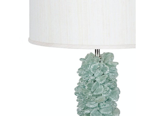 Recycled Seaglass Table Lamp - Our Boat House