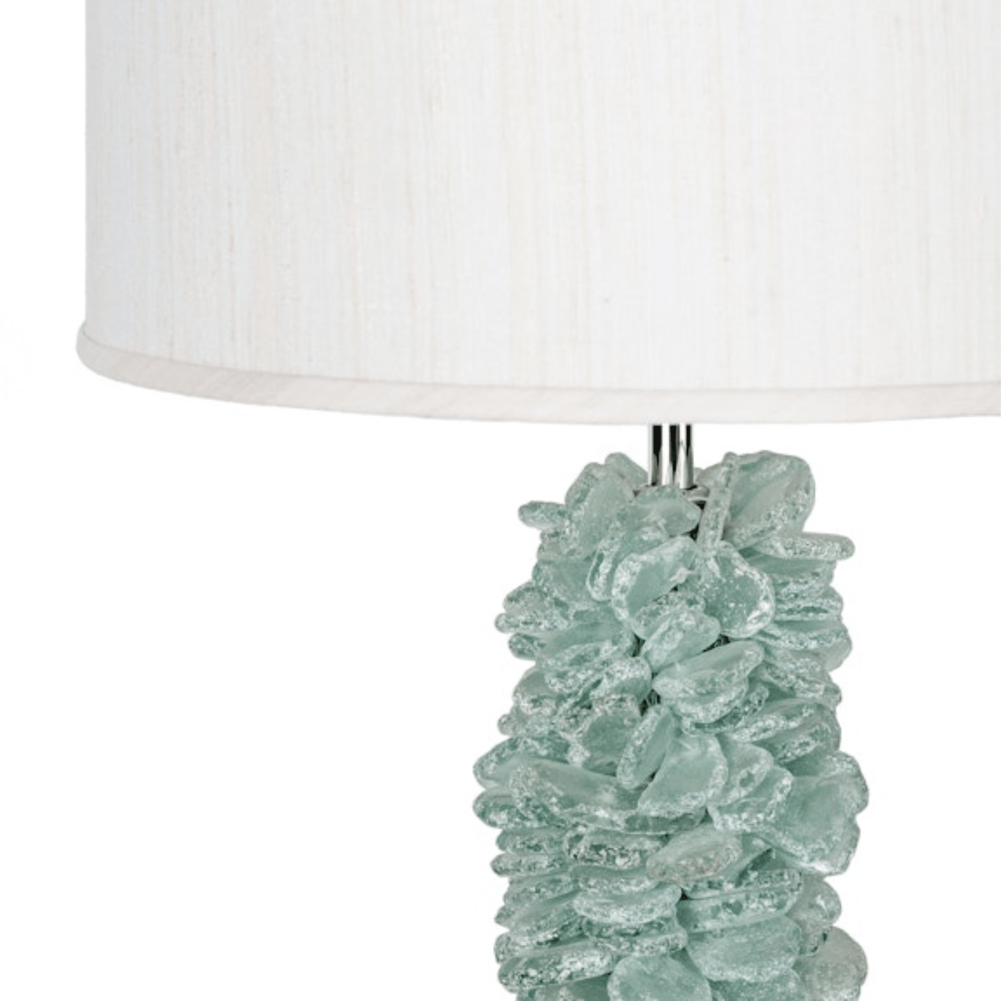 Recycled Seaglass Table Lamp - Our Boat House