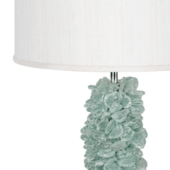 Recycled Seaglass Table Lamp - Our Boat House