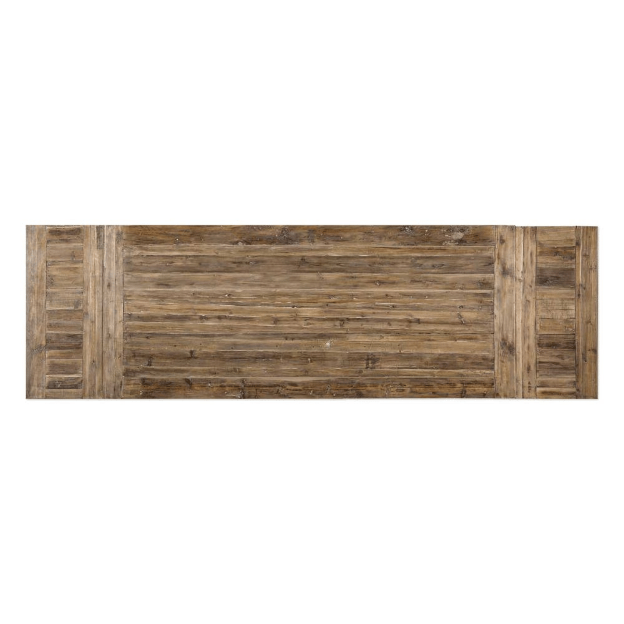 Remington Large Extension Recycled Wood Dining Table - Dark Honey - Our Boat House