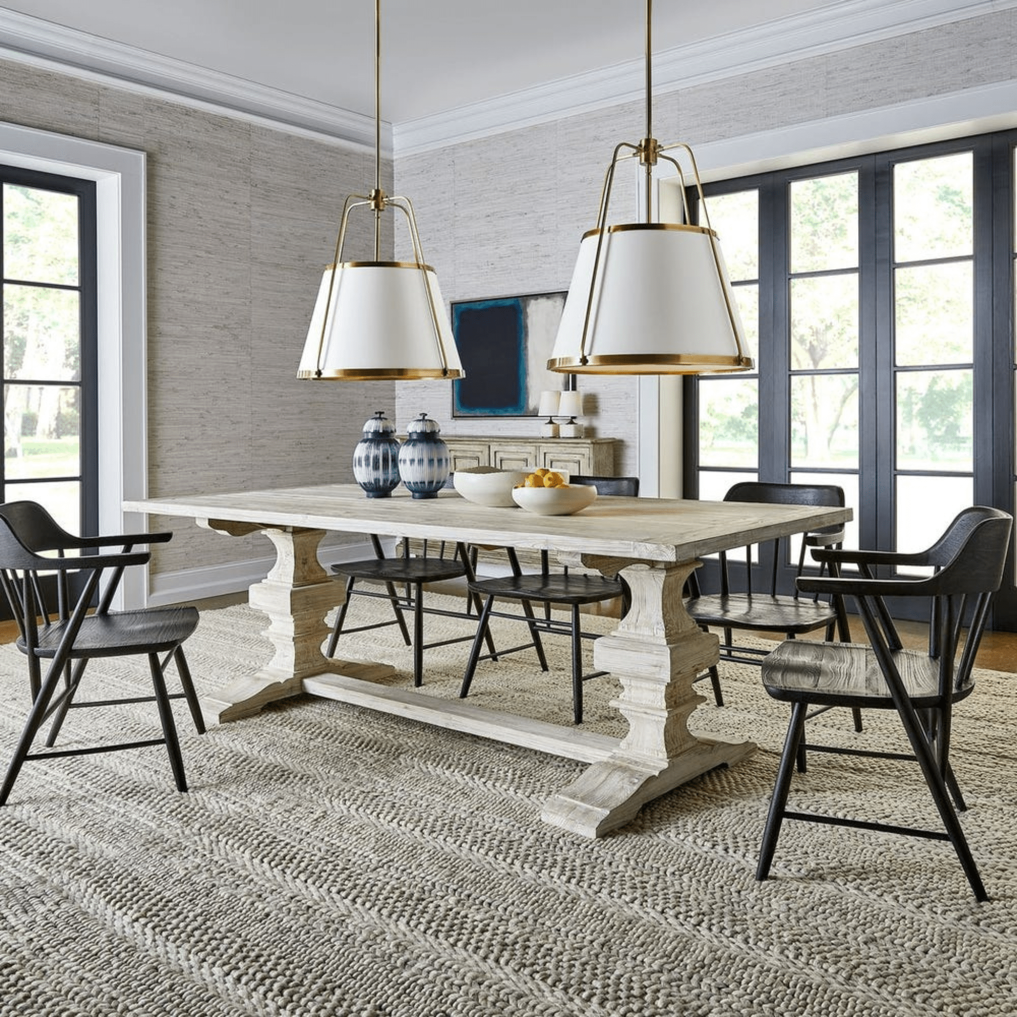 Remington Large Extension Recycled Wood Dining Table - White - coastal inspired home furnishing lifestyle