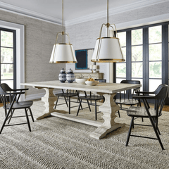 Remington Large Extension Recycled Wood Dining Table - White - coastal inspired home furnishing lifestyle